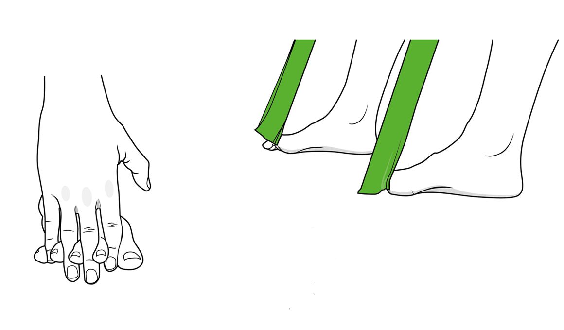 Ejercicios específicos para los dedos de los pies