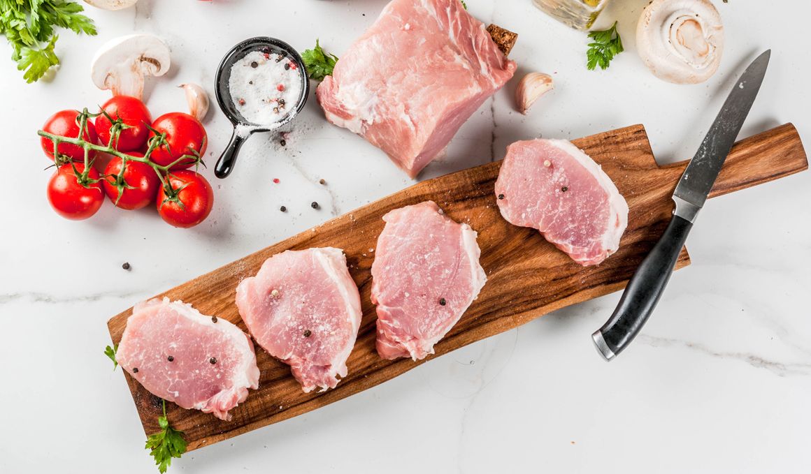 Alimentos deportivos: Carne de cerdo saludable