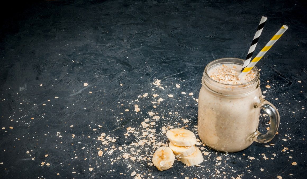 Batido de plátano para antes de entrenar