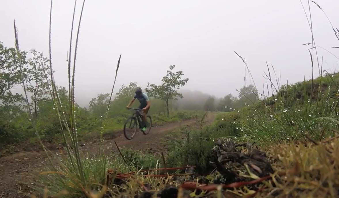 El recorrido en bicicleta es duro y precioso