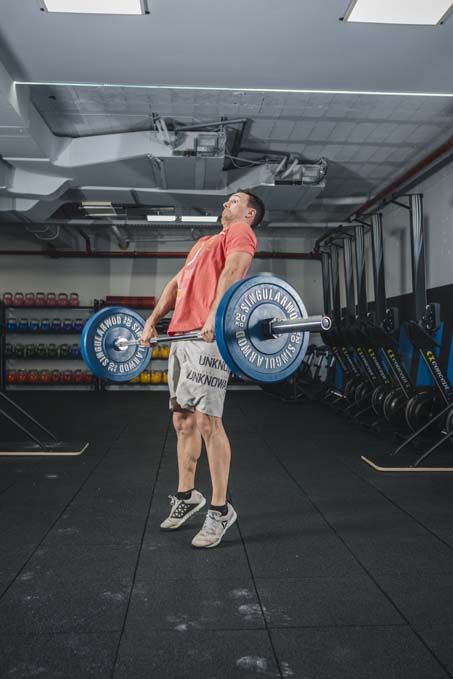Squat Clean para entrenamiento de fitness de alta velocidad