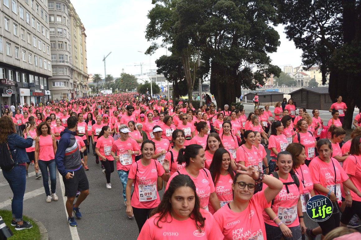 Así fue la Carrera de la Mujer de A Coruña