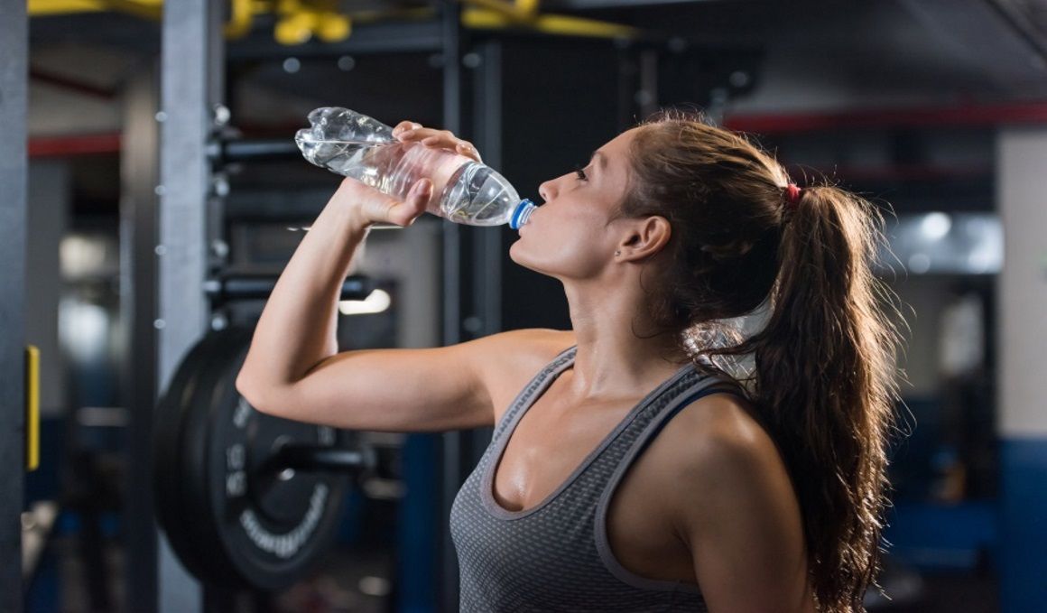 2 botellas de agua para ejercicio de de 2, para gimnasio, fitness