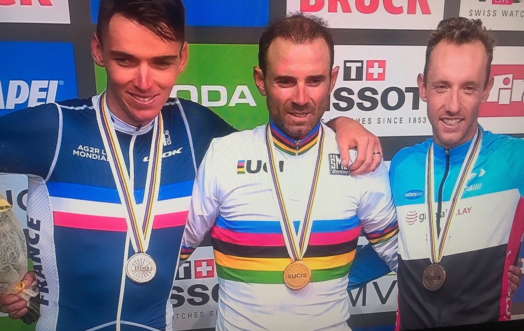 ¡Alejandro Valverde campeón del mundo!