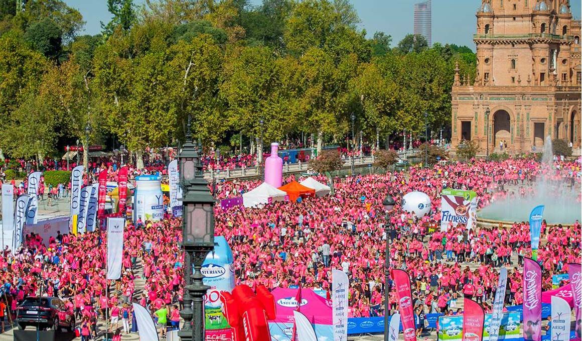 Sevilla fue una Marea Rosa con casi 10000 participantes 