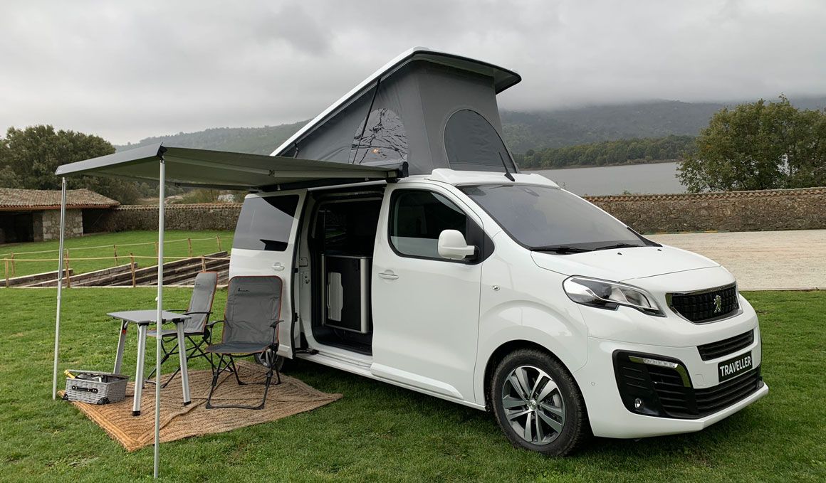 El Peugeot Traveller y el Rifter, 'camperizados' ya de serie