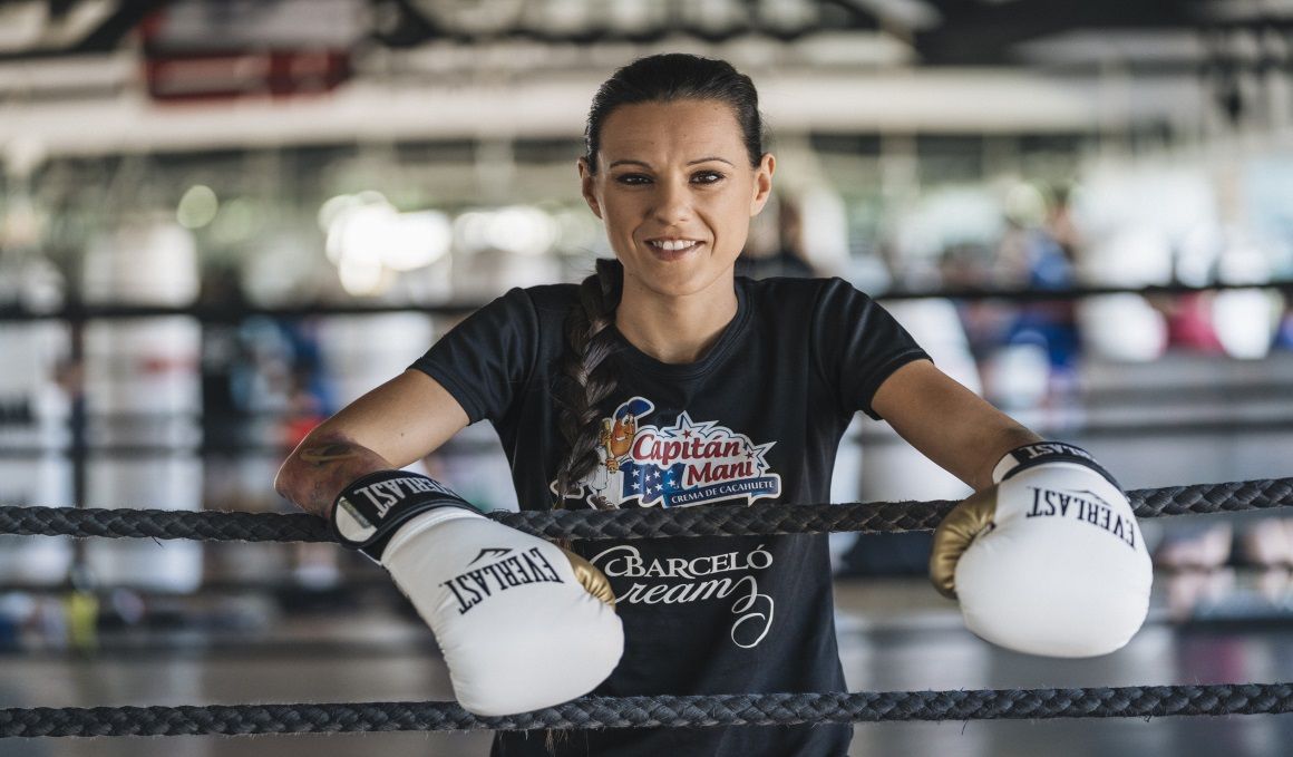 Una masterclass de boxeo con Joana Pastrana