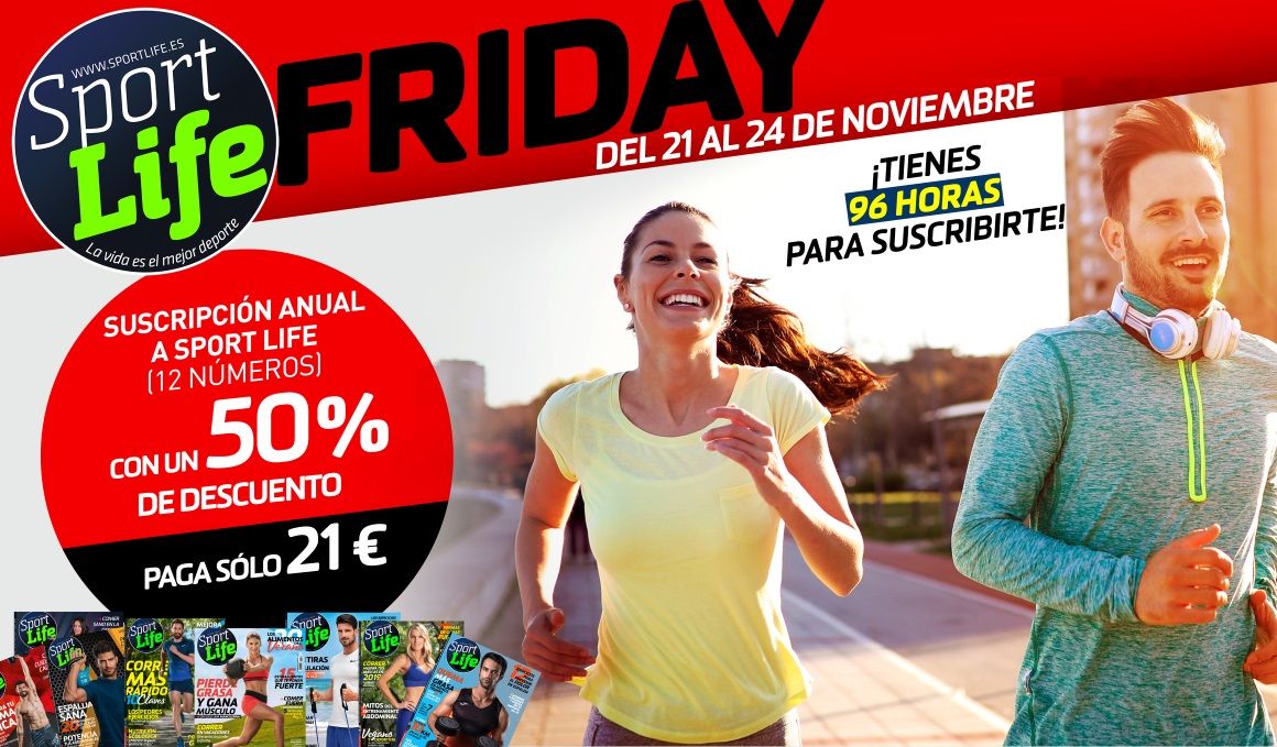 ¡Aprovecha el Black Friday en Sport Life! 50% en tu suscripción o un fitball de regalo
