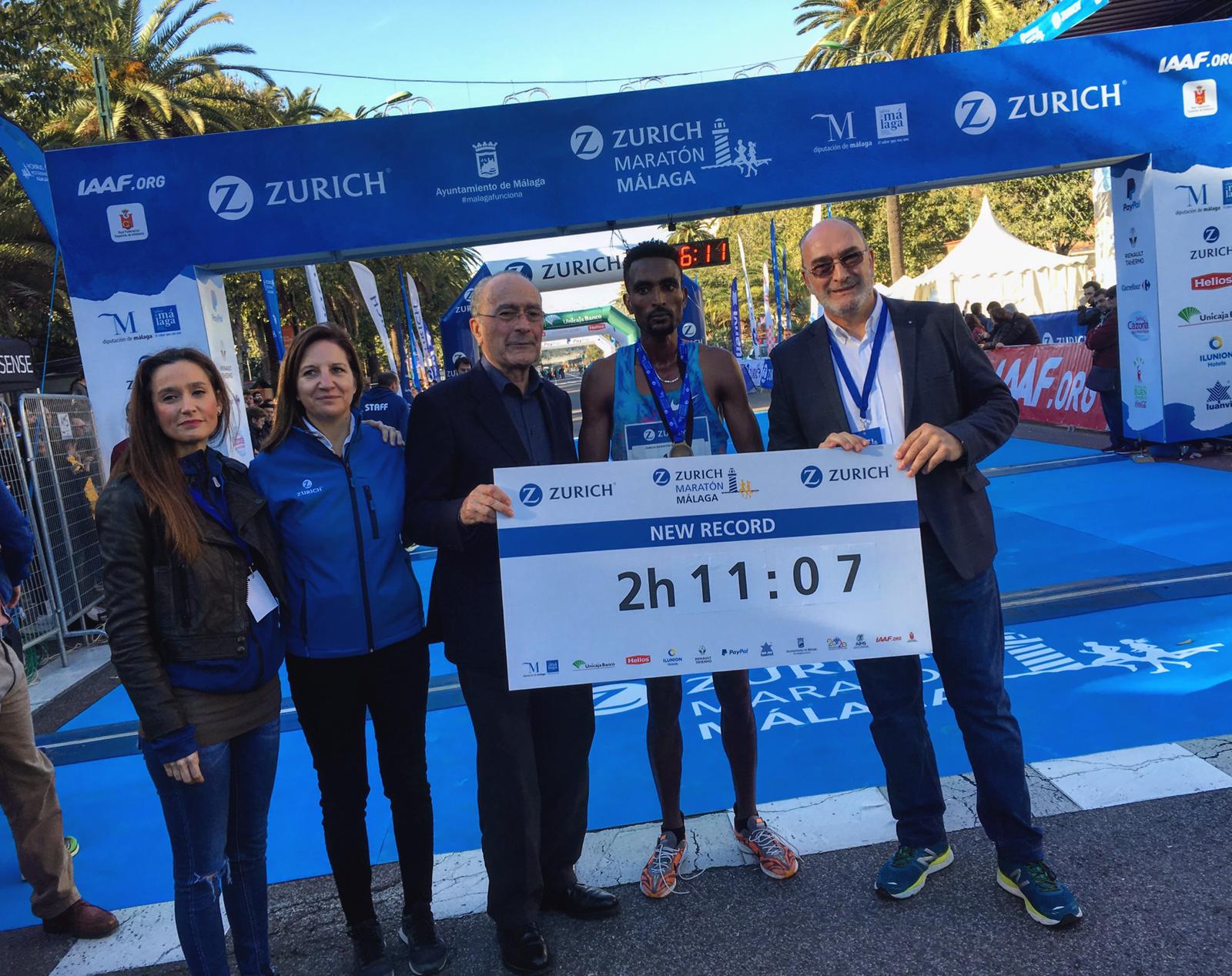 Nuevo récord en el Zurich Maratón de Malaga