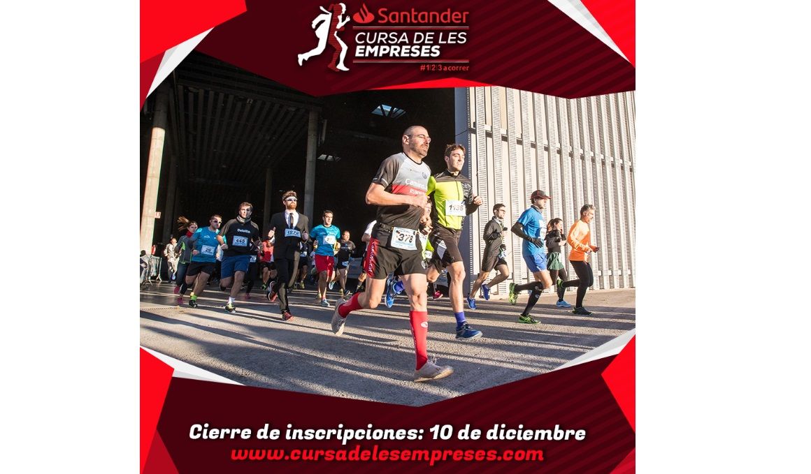 Últimas horas para inscribirse a la Santander Cursa de les Empreses de Barcelona 