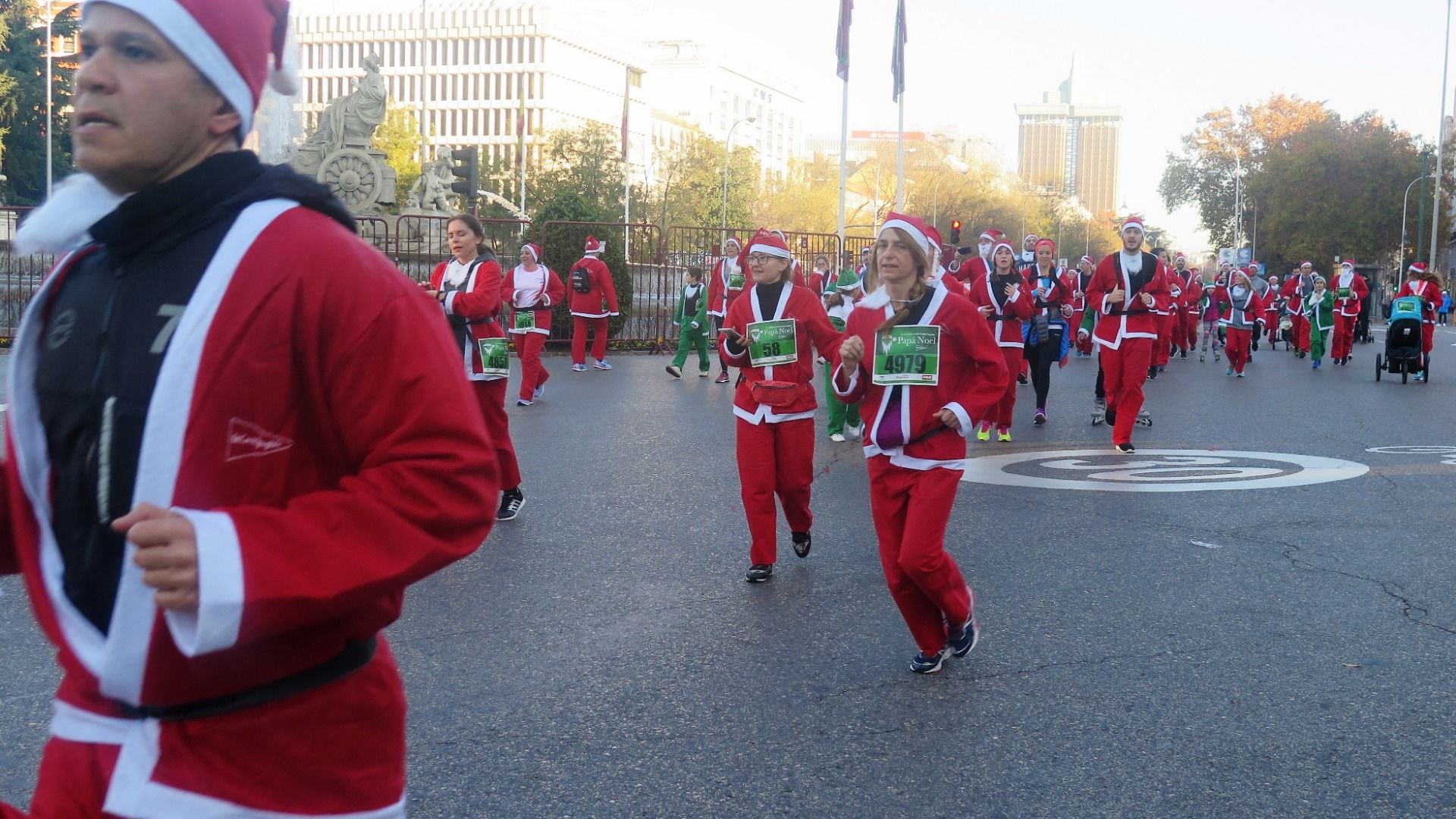El Ambiente de la Carrera de Papá Noel 2018-1