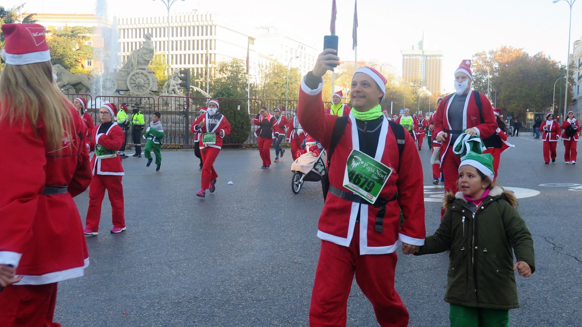 El Ambiente de la Carrera de Papá Noel 2018-1