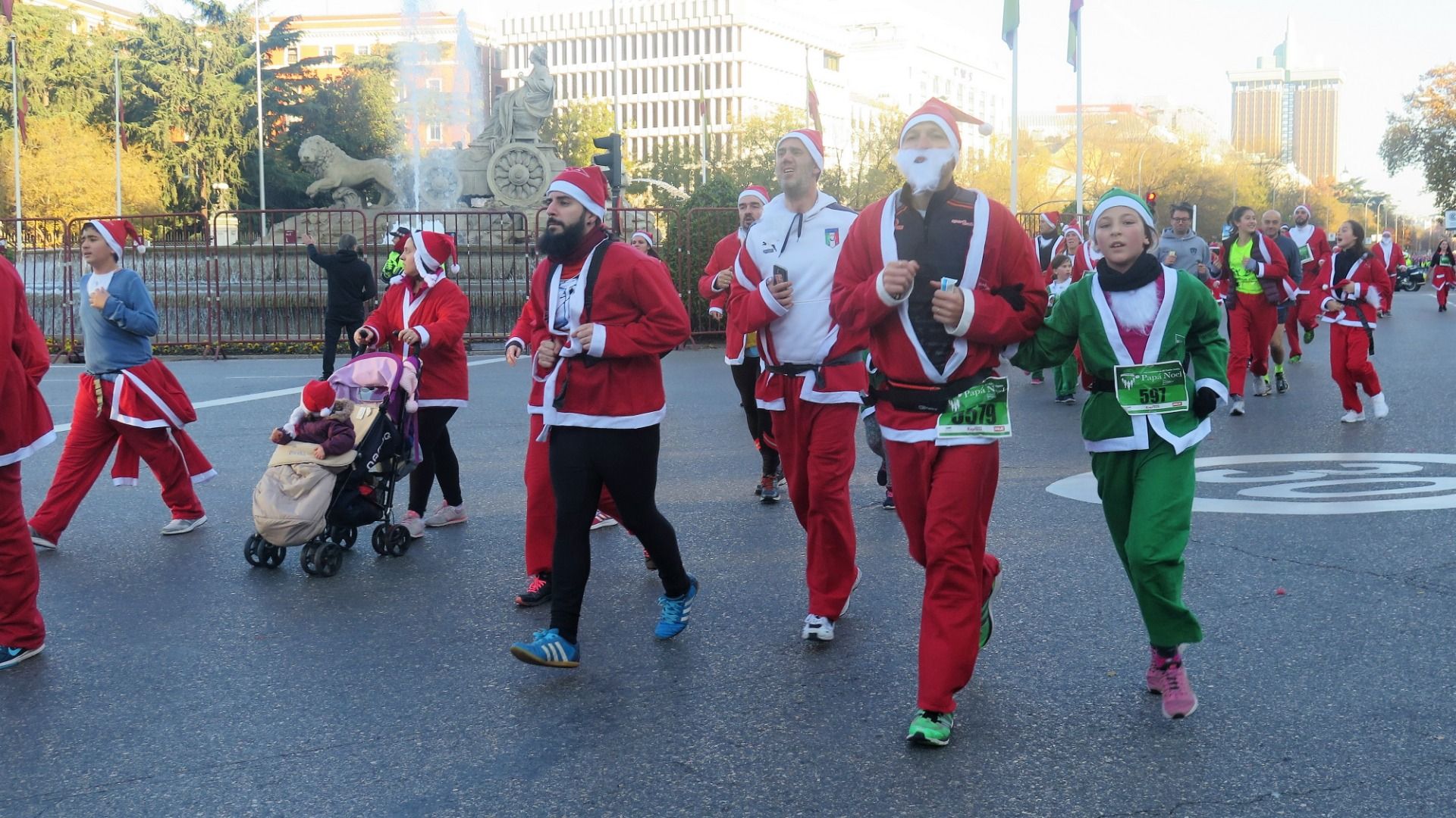 El Ambiente de la Carrera de Papá Noel 2018-3