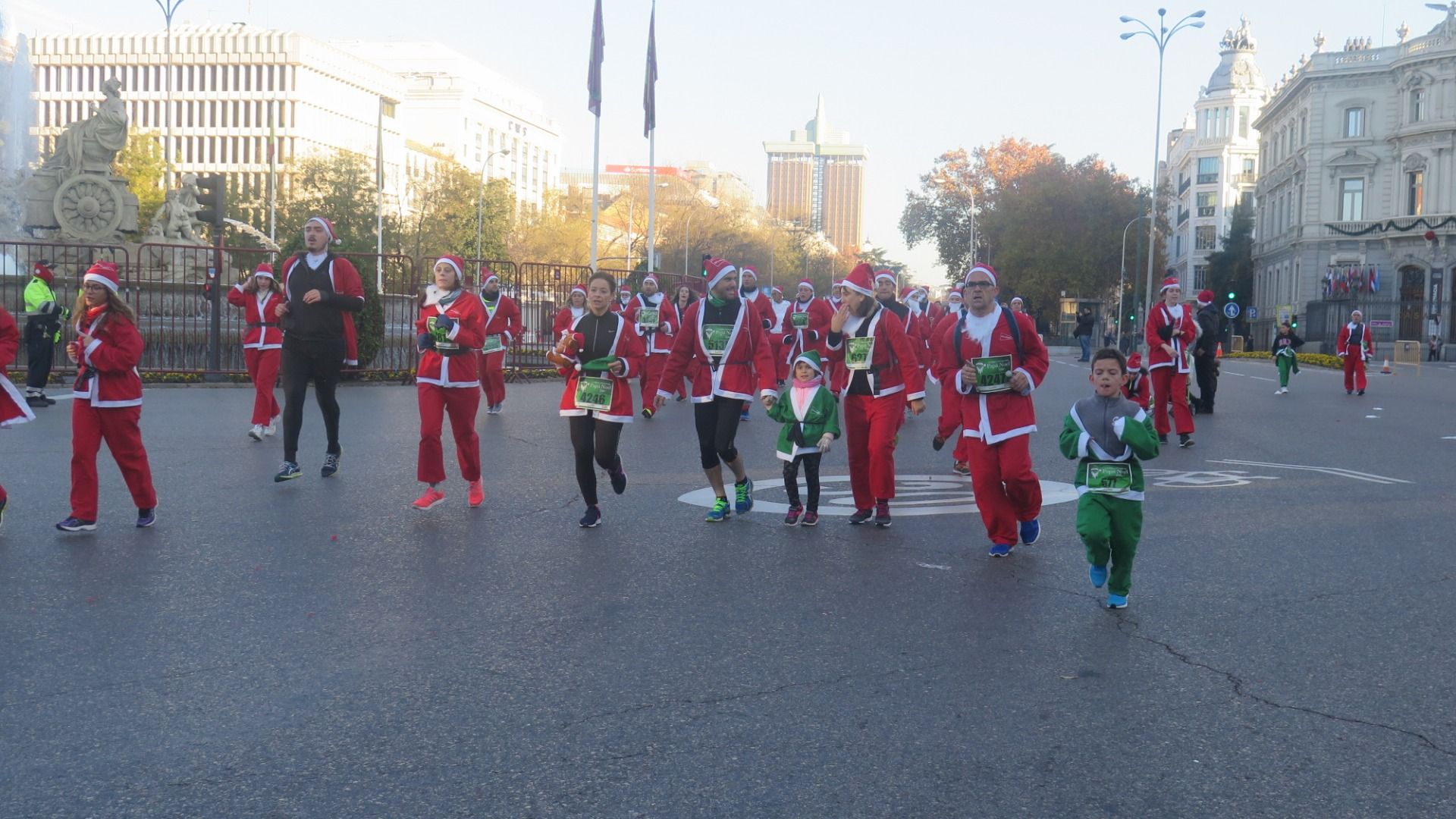 El Ambiente de la Carrera de Papá Noel 2018-1