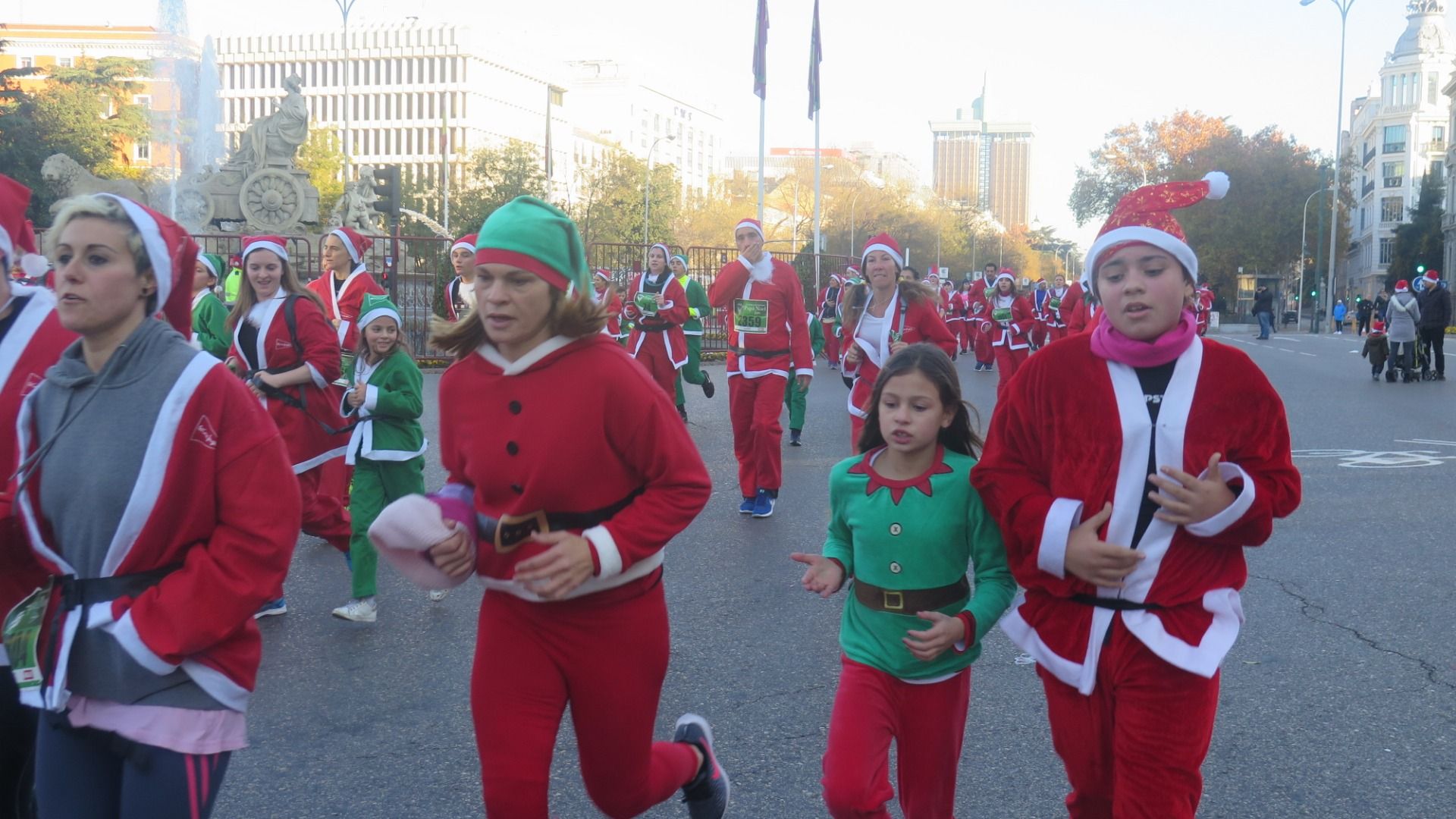 El Ambiente de la Carrera de Papá Noel 2018-1