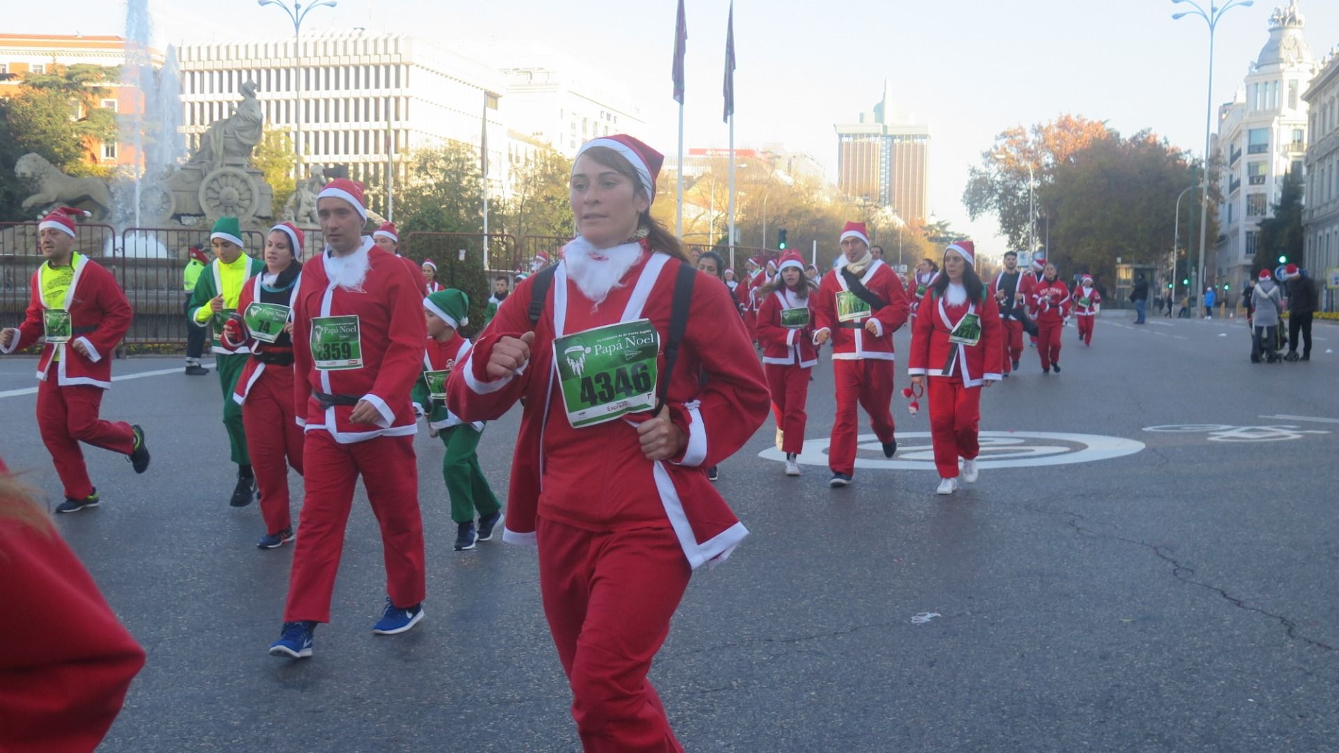 El Ambiente de la Carrera de Papá Noel 2018-1