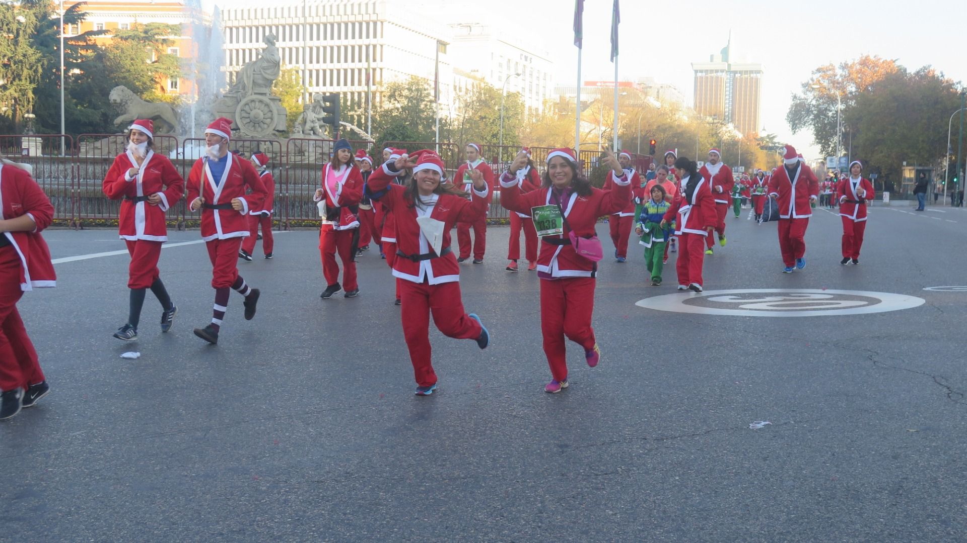 El Ambiente de la Carrera de Papá Noel 2018-1