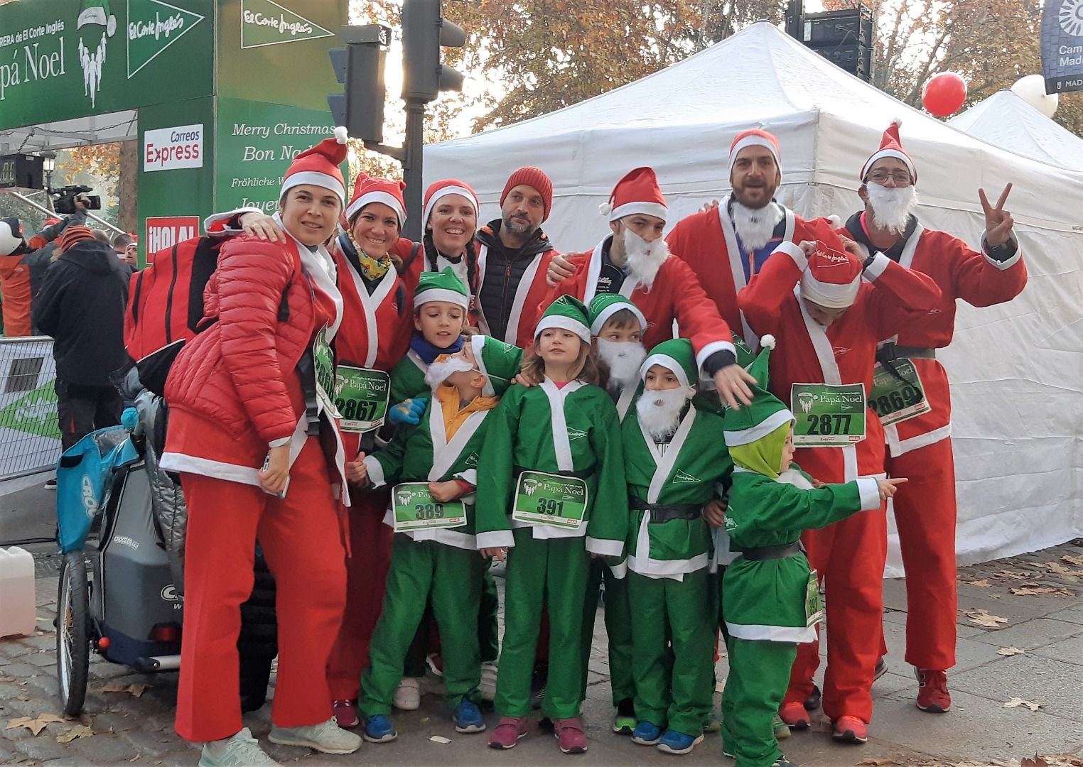 El Ambiente de la Carrera de Papá Noel 2018-7