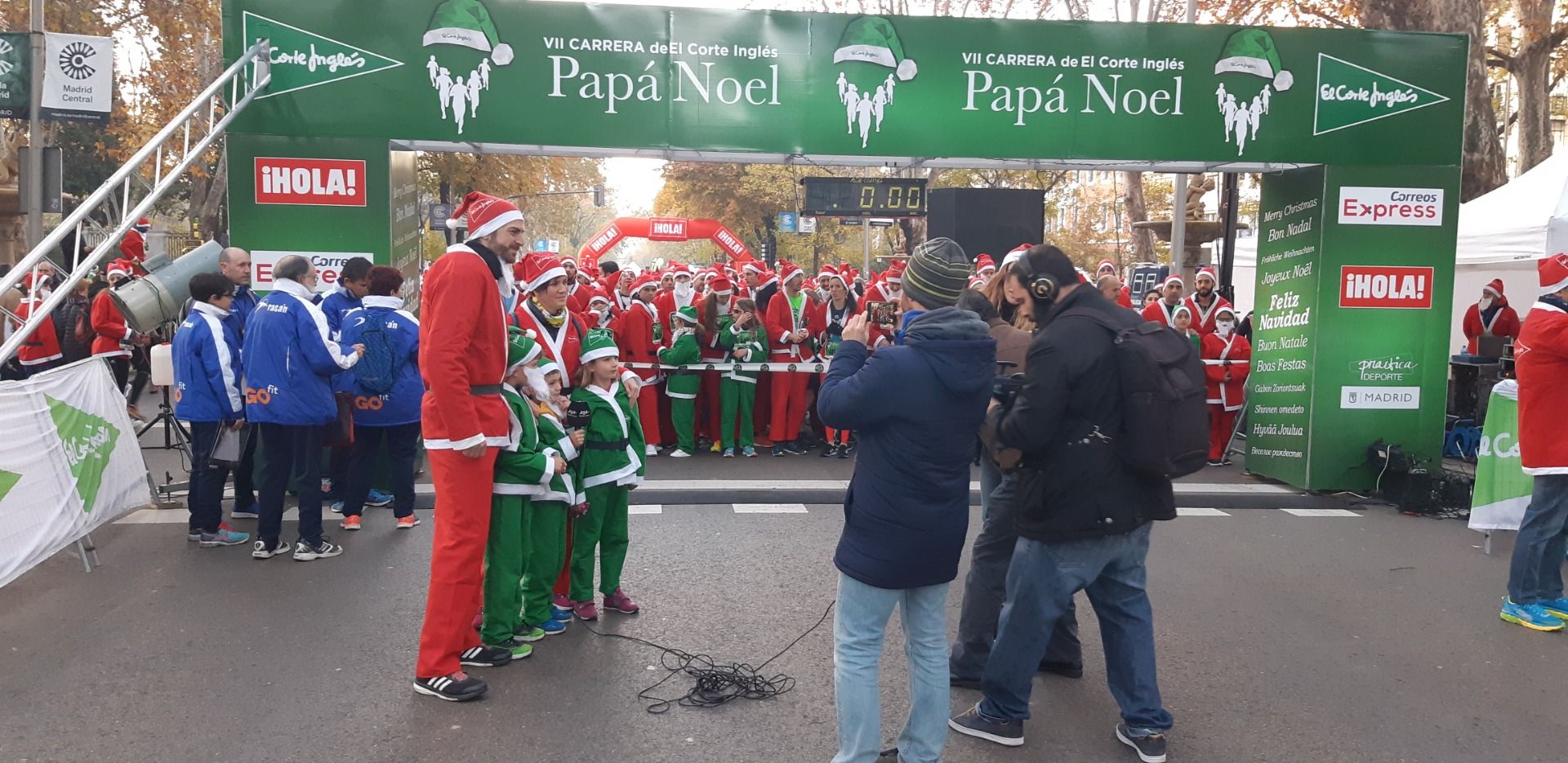 El Ambiente de la Carrera de Papá Noel 2018-7