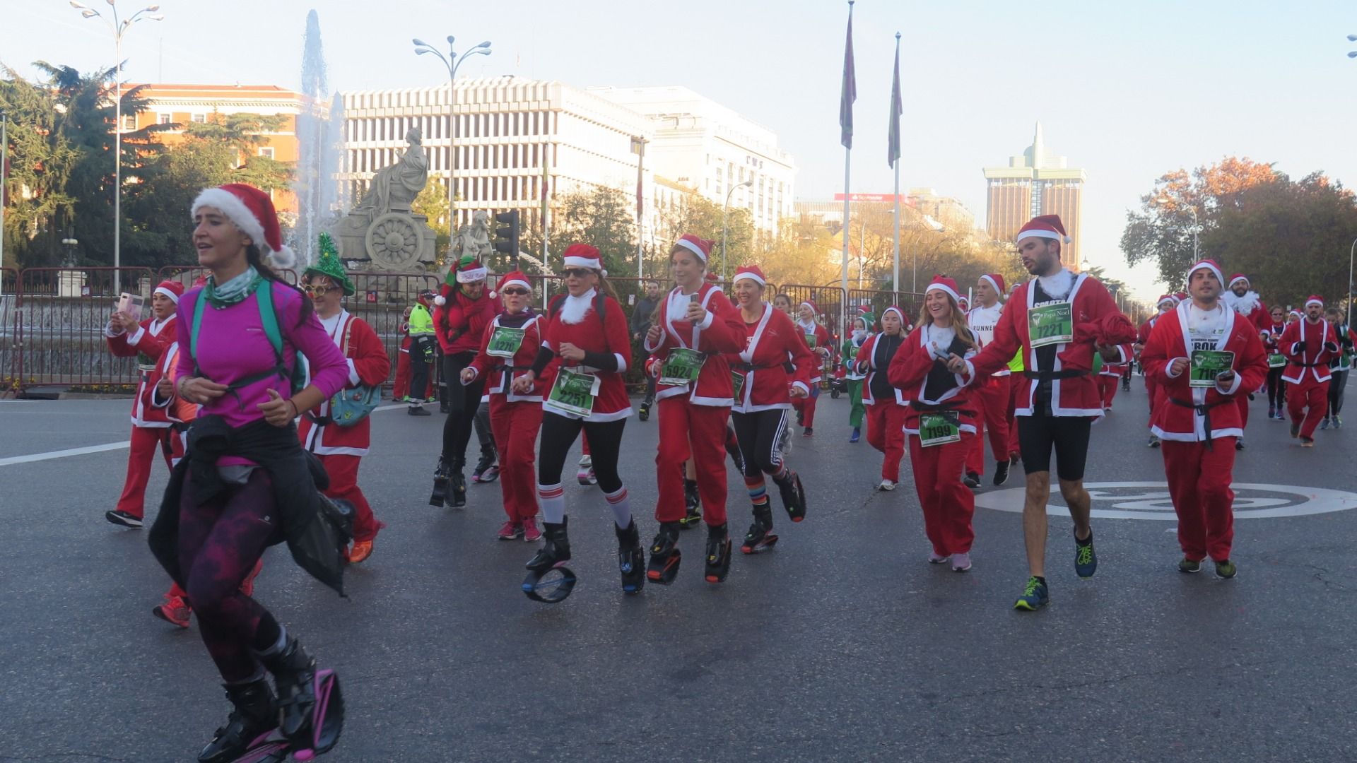 El Ambiente de la Carrera de Papá Noel 2018-19
