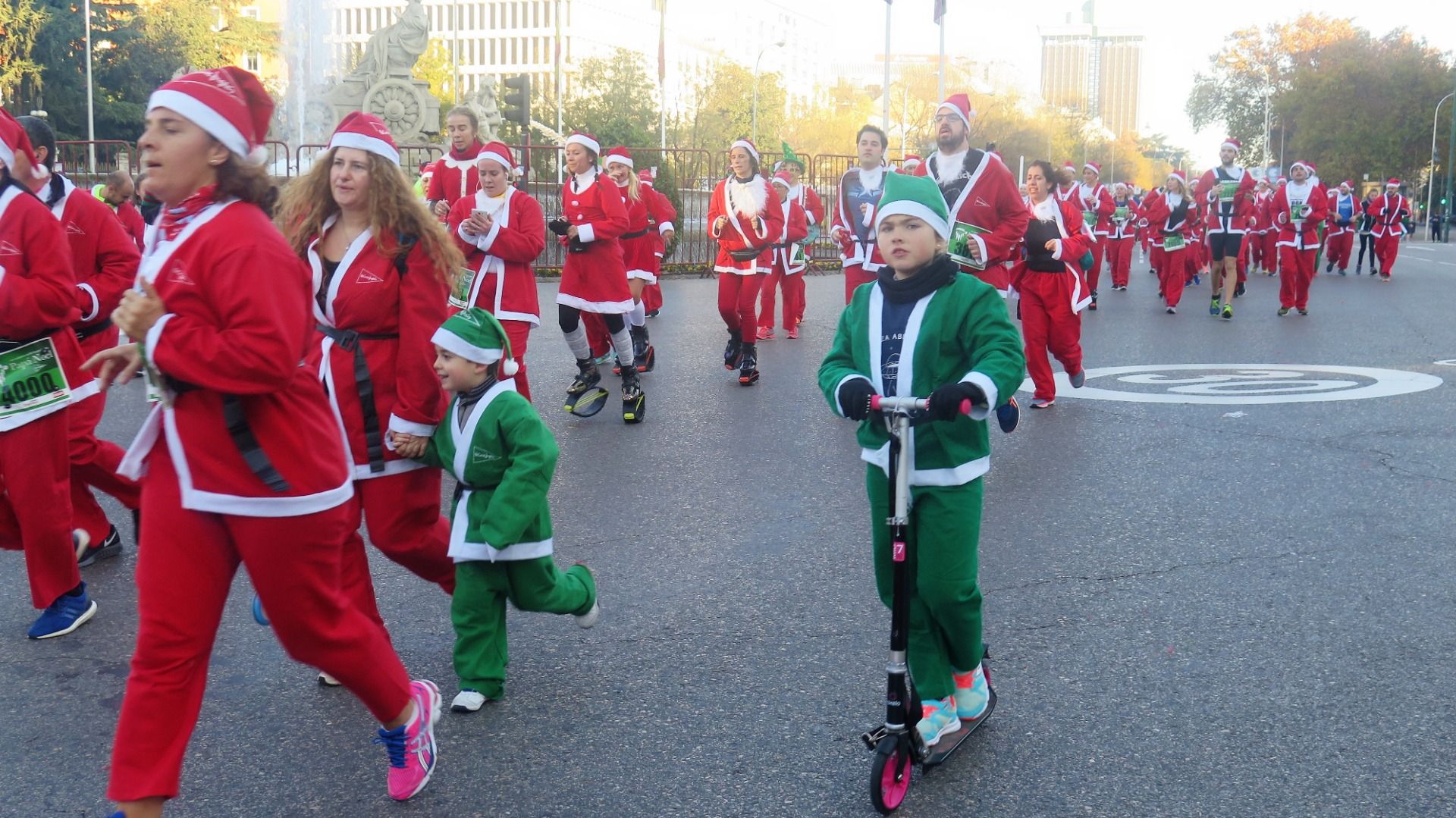 El Ambiente de la Carrera de Papá Noel 2018-19