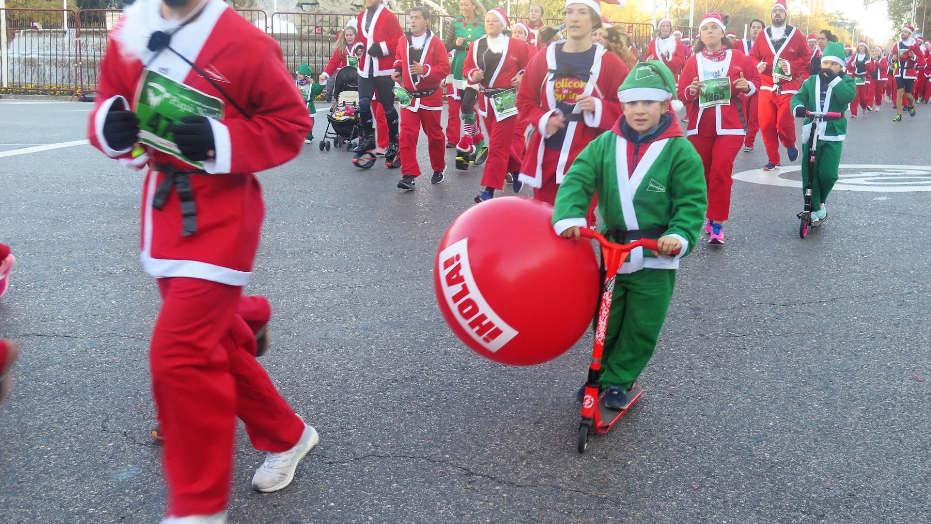 El Ambiente de la Carrera de Papá Noel 2018-19