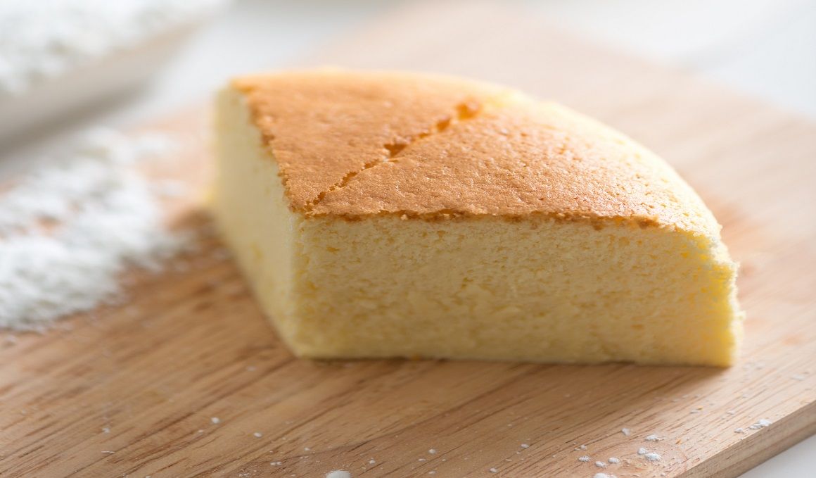Pastel de queso japonés fitness