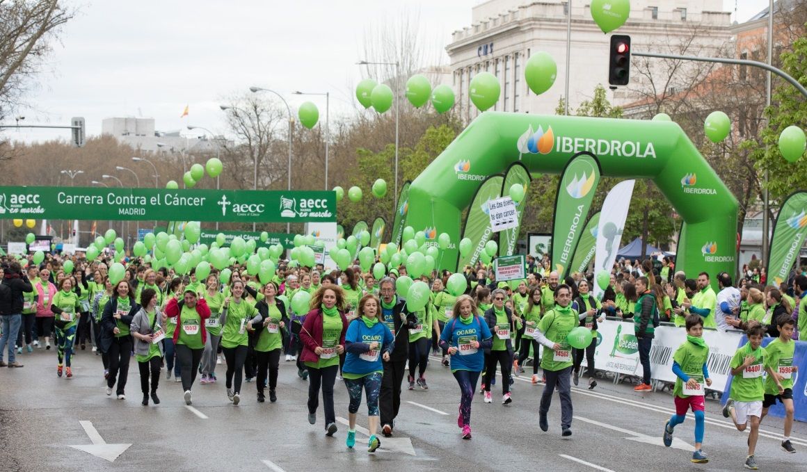 La VI carrera AECC Madrid en Marcha Contra el Cáncer teñirá la capital de verde