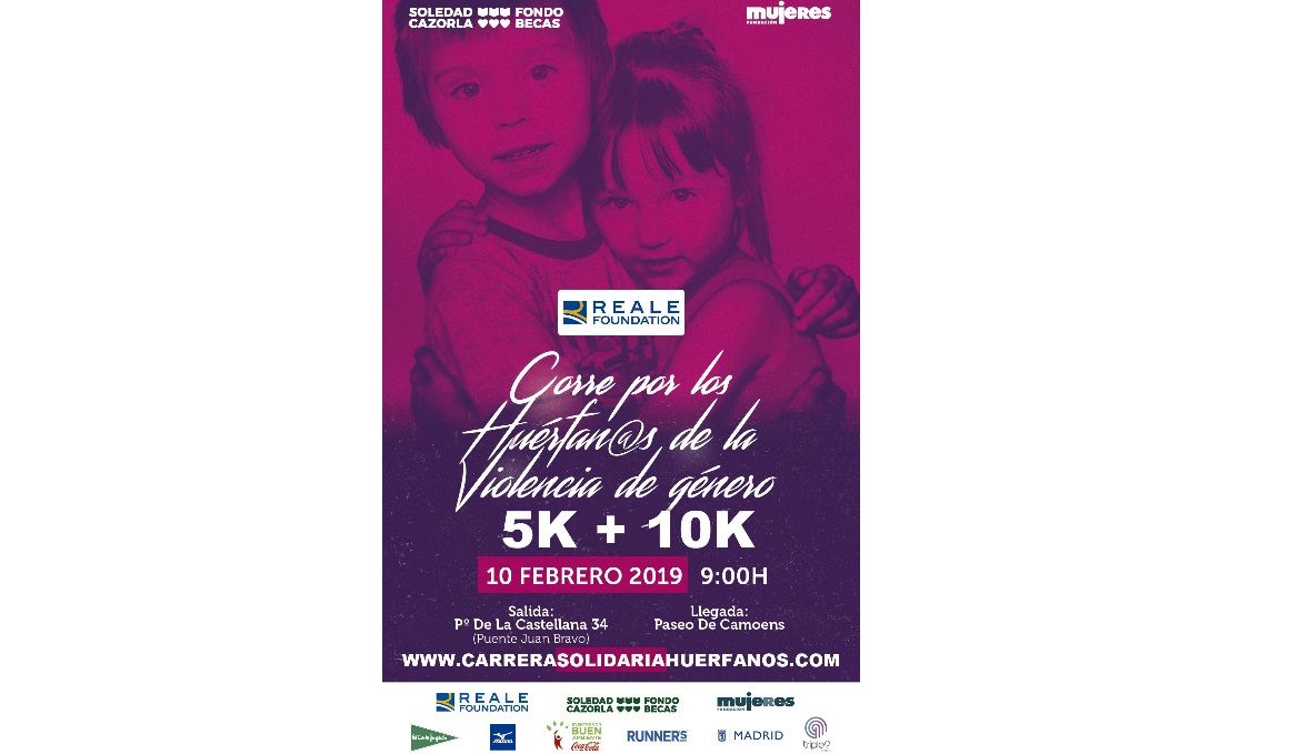 Corre por los huérfanos de la violencia de género