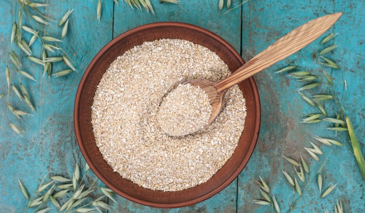 El salvado de avena es muy rico en fibra soluble.