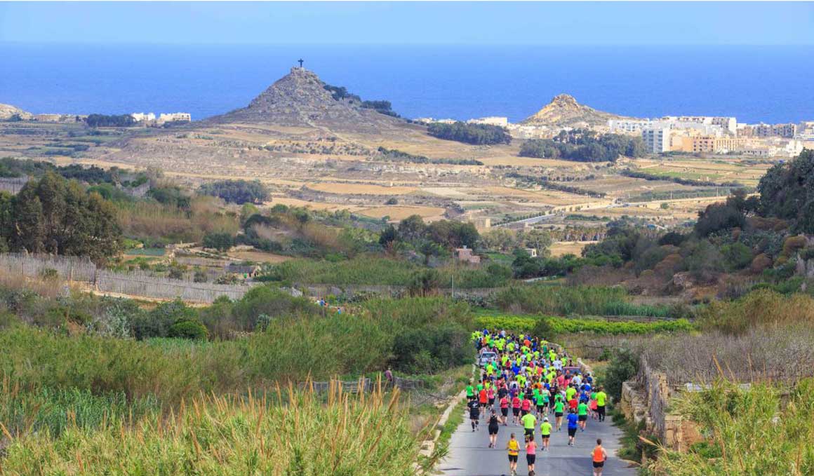 Un fin de semana de deporte con la media maratón de Gozo