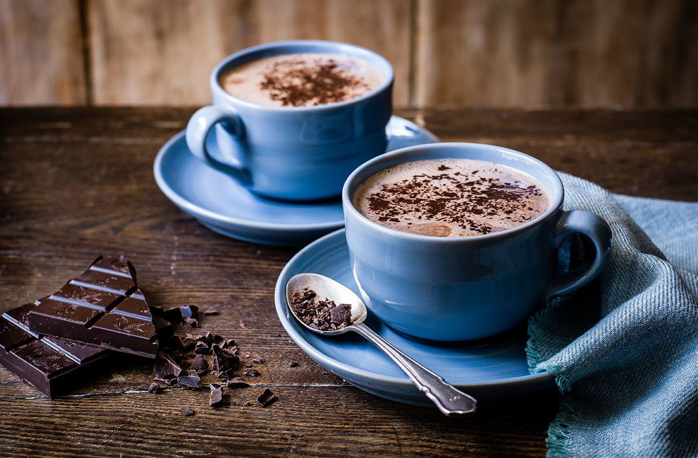 Chocolate caliente para recuperarte del entrenamiento con frío