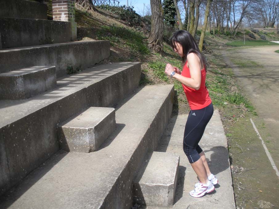 Entrenamiento de saltos para corredores