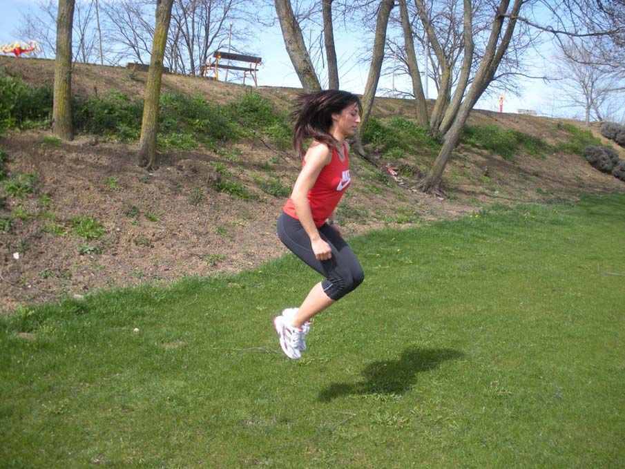 Entrenamiento de saltos para corredores