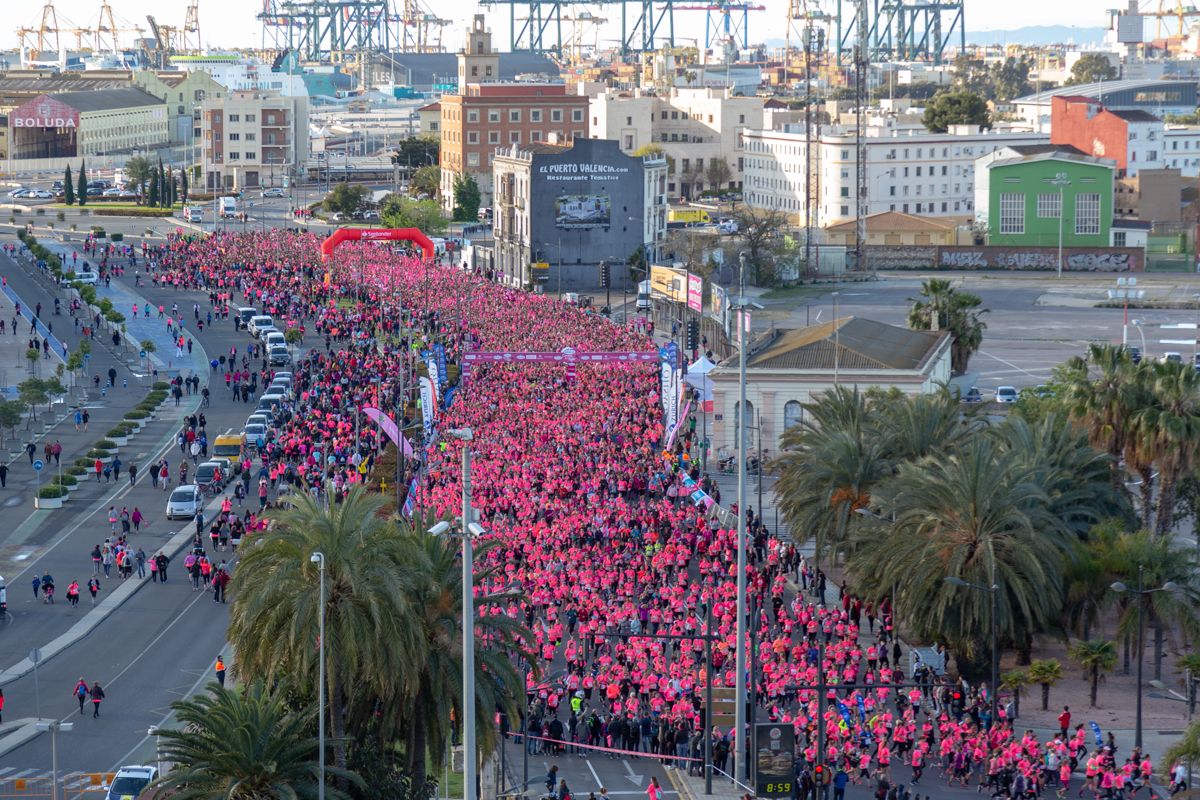 ¡Una marea rosa de récord en Valencia!