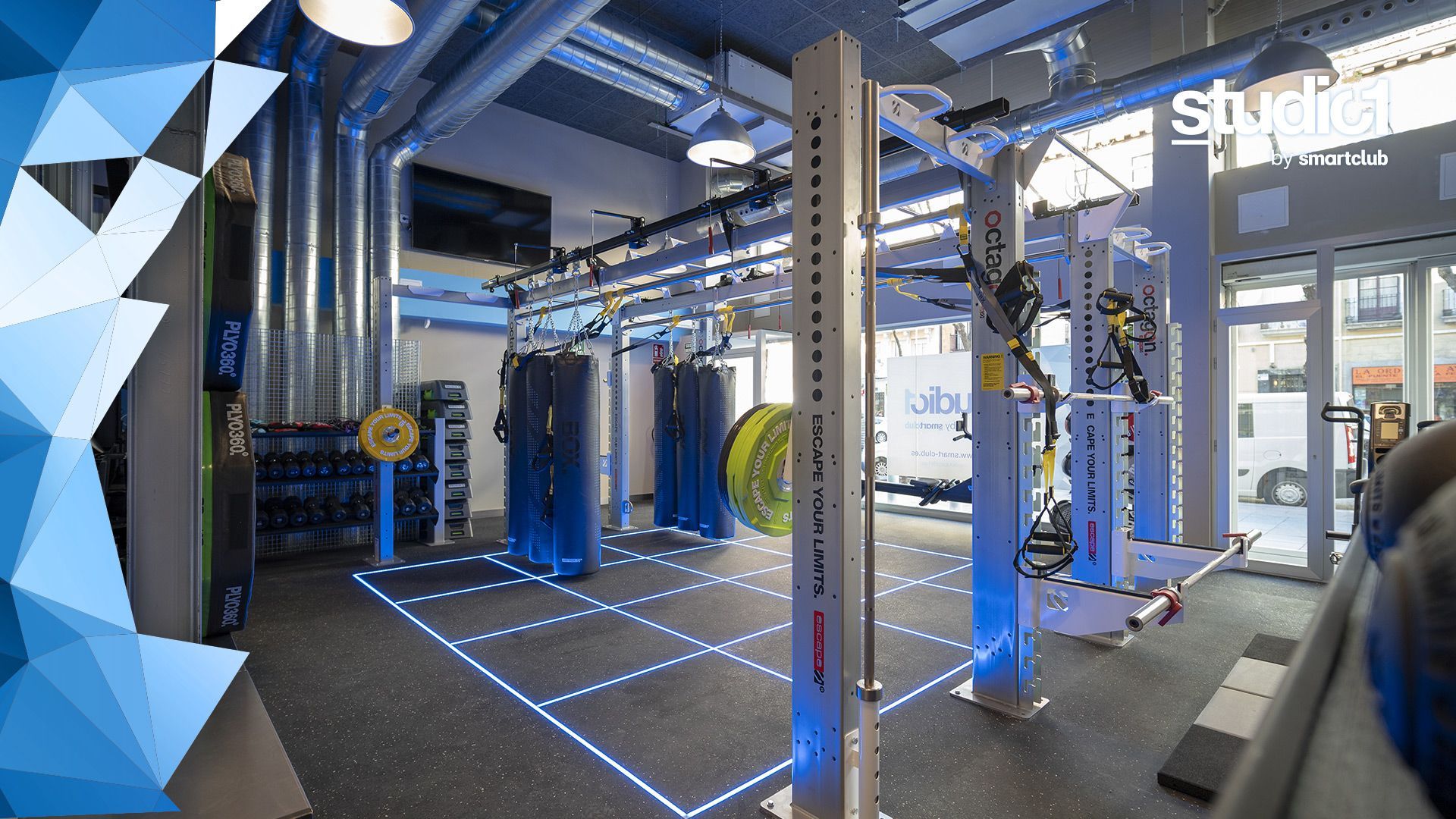 "La jaula" del fitness