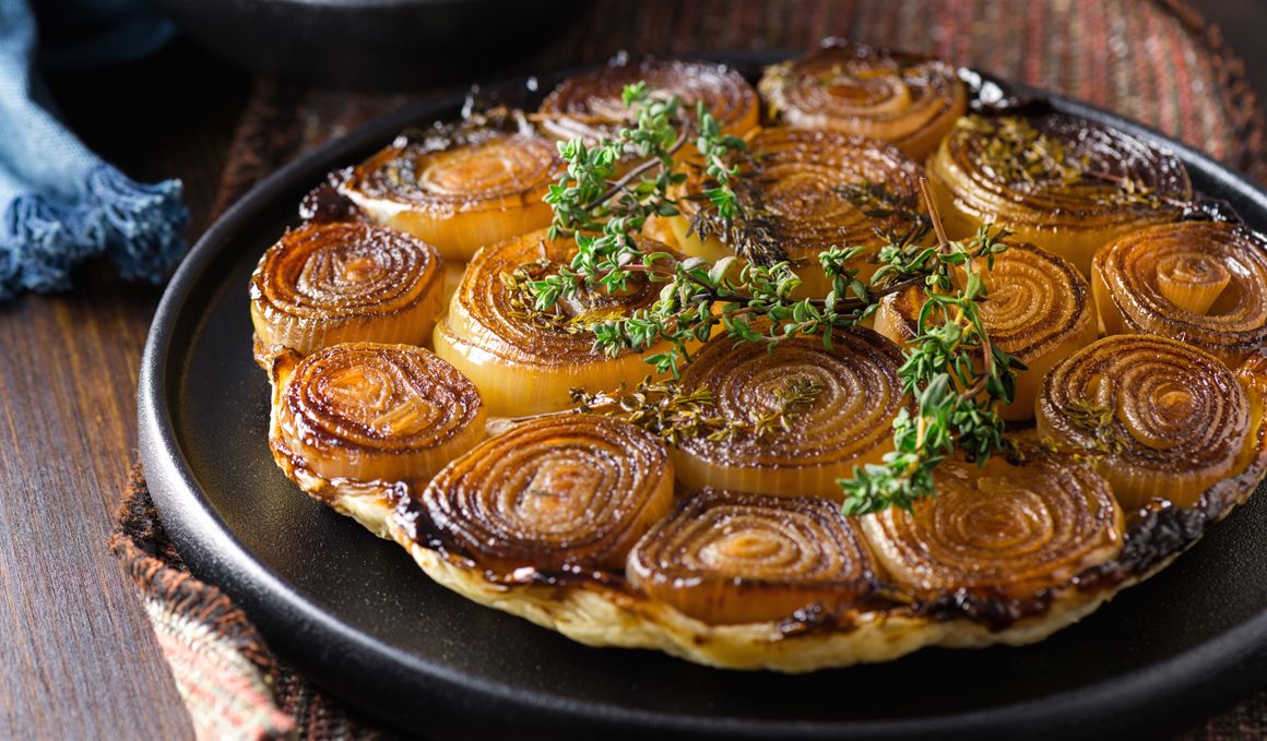 Receta de tarta de cebolla de primavera