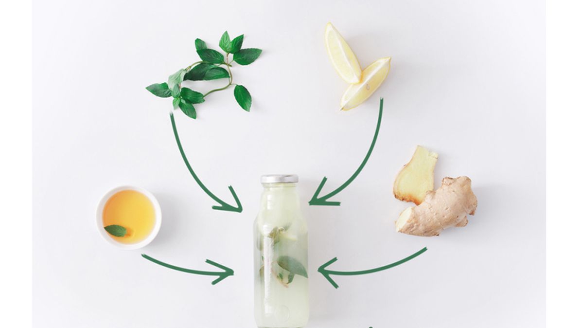 Receta de limonada de jengibre y limón para deportistas