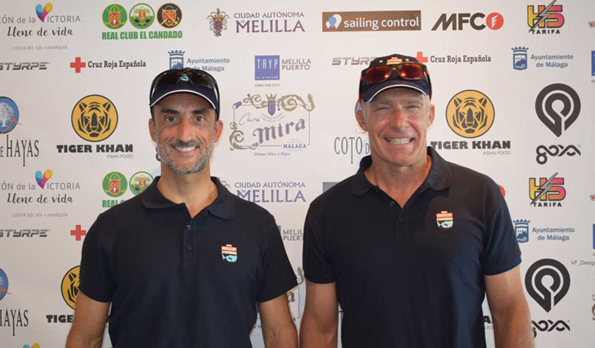 Carlos Toro, a la izquierda, y Ángel Medina, derecha, a la búsqueda de un nuevo récord Guinness.