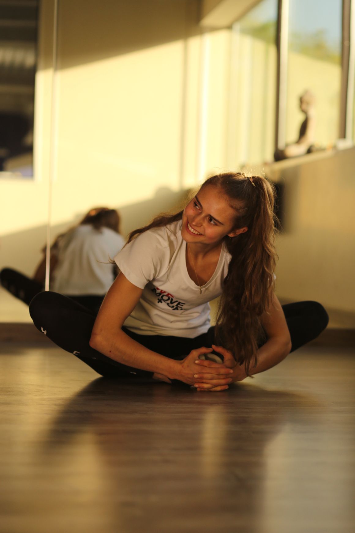 Margot Hayes practica yoga y meditación de forma habitual
