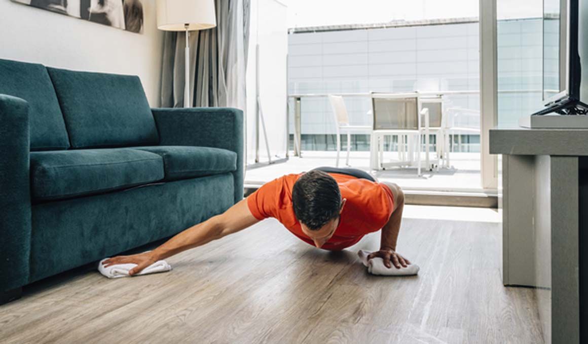 Ponte en forma con las tareas del hogar