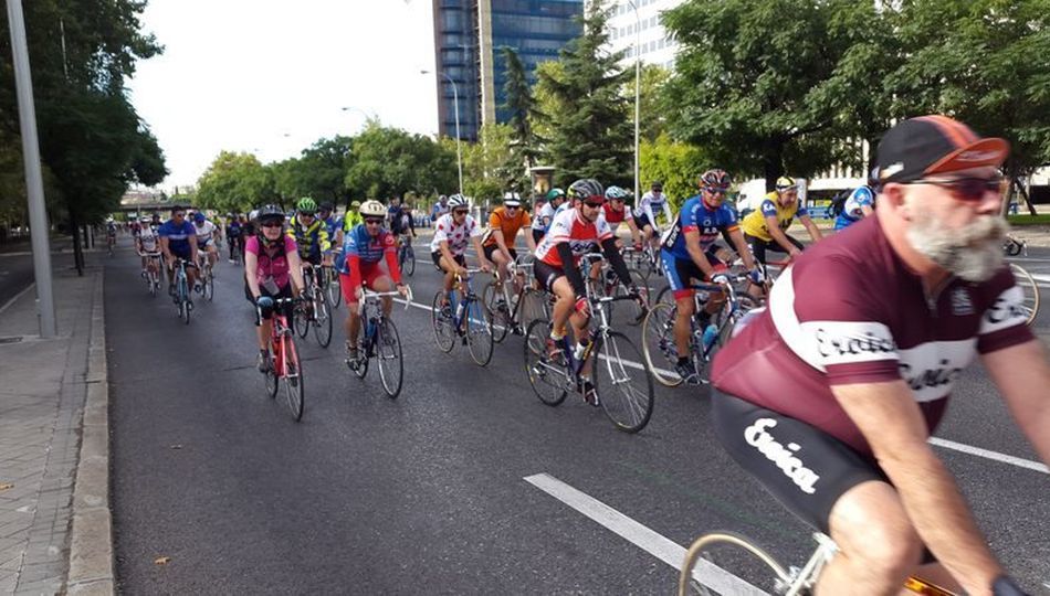 La marcha de las bicis clásicas en Madrid