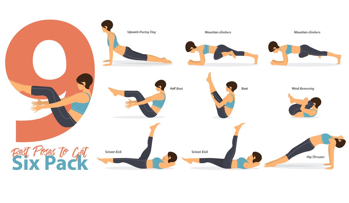 9 asanas de yoga para trabajar los abdominales