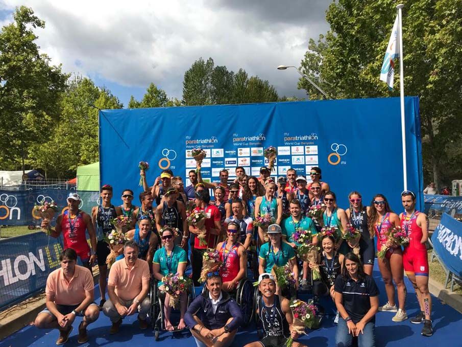 El paratriatlón español se da cita en Banyoles