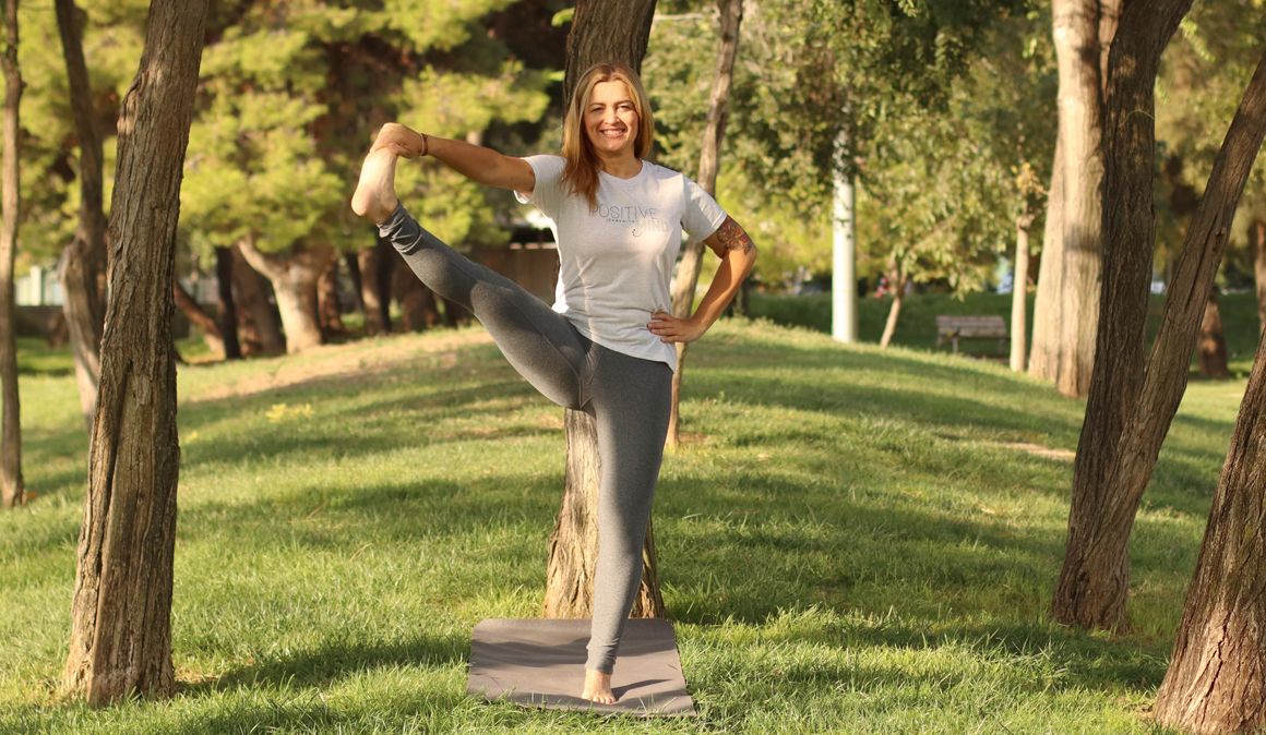 Utthita Hasta Padangusthasana, una postura de yoga para corredores