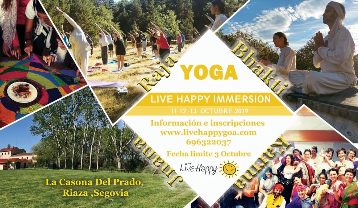 Retiro de Yoga y Meditación con LiveHappy en Riaza, Segovia