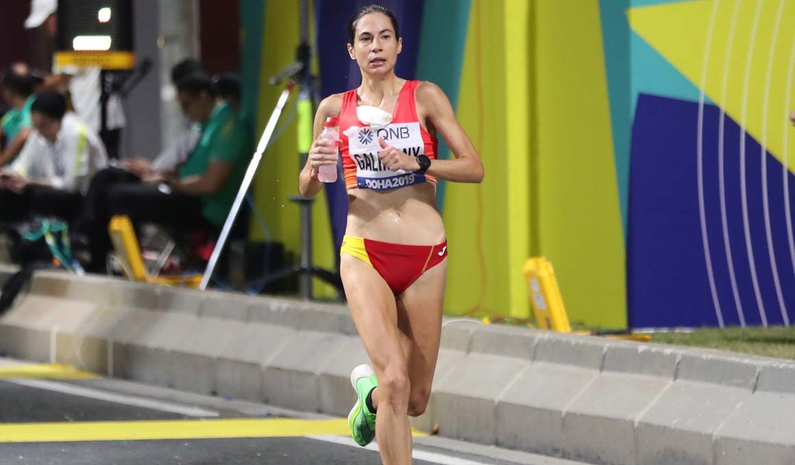 Marta Galimany, la única atleta española en el Maratón de Doha, logró terminarlo y acabó decimosexta