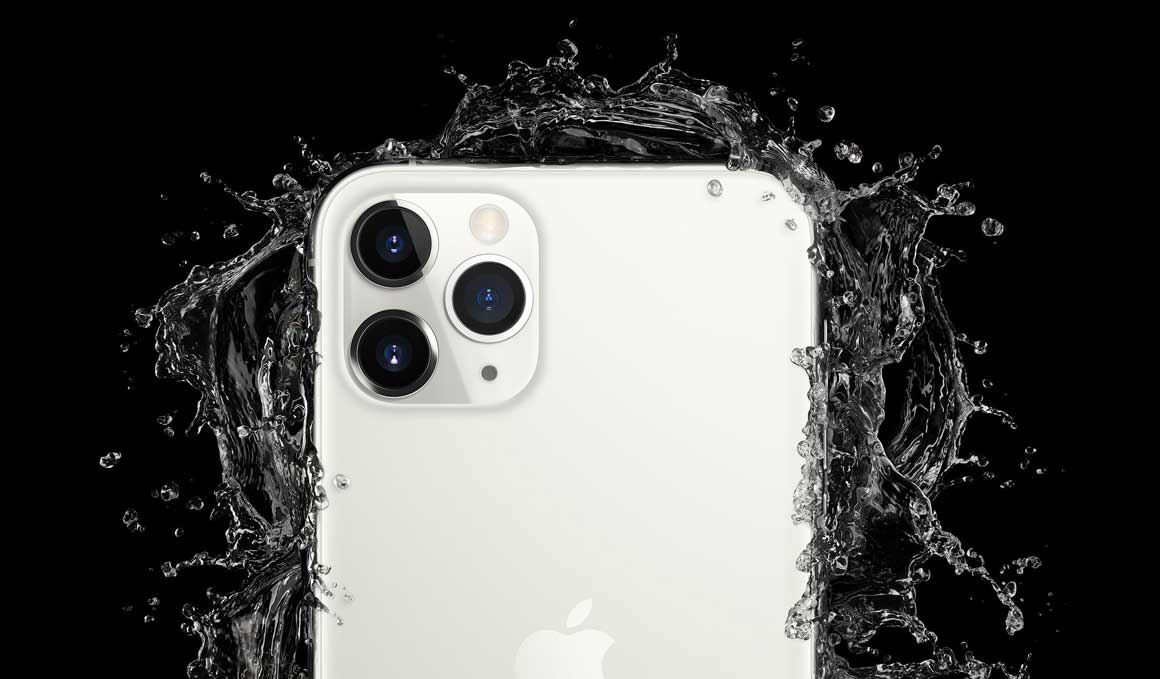Los iPhone 11 Pro y 11 Pro Max son los Apple de mayor resistencia al agua hasta la fecha, sobreviven a 4 metros bajo el agua durante media hora.