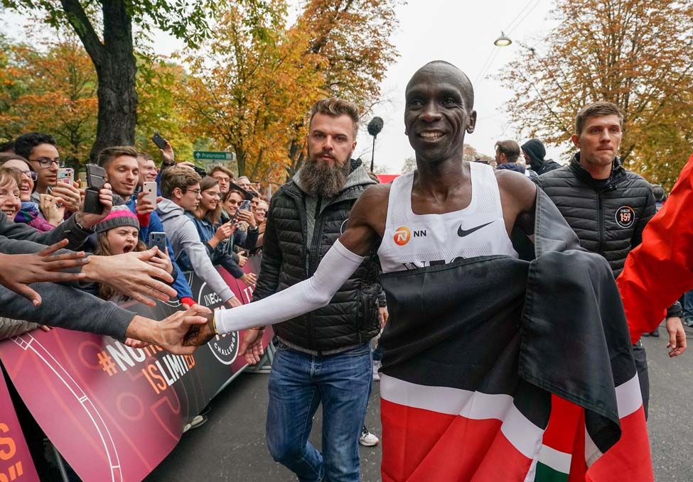 Las imágenes del reto de Eliud Kipchoge