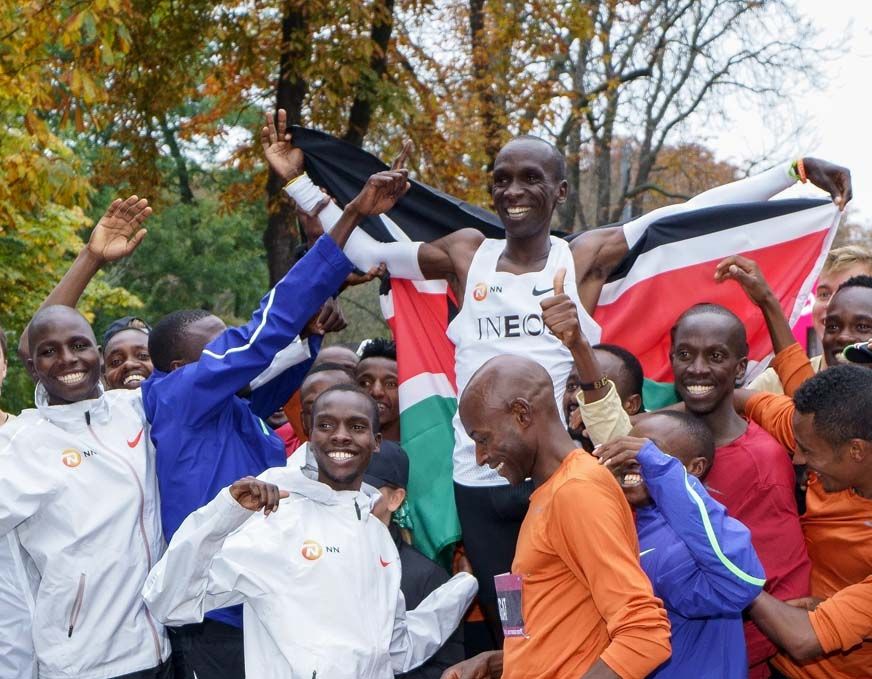Las imágenes del reto de Eliud Kipchoge